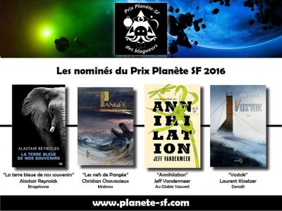 Lire la suite à propos de l’article Prix Planète-SF 2016 – Les nominés