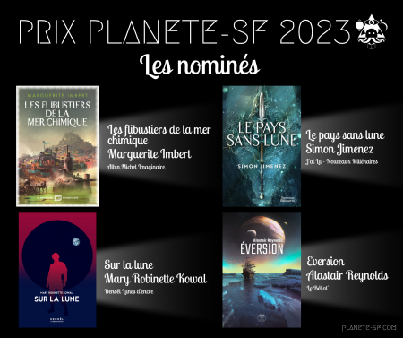 Lire la suite à propos de l’article Prix Planète-SF 2023 – Les nominés